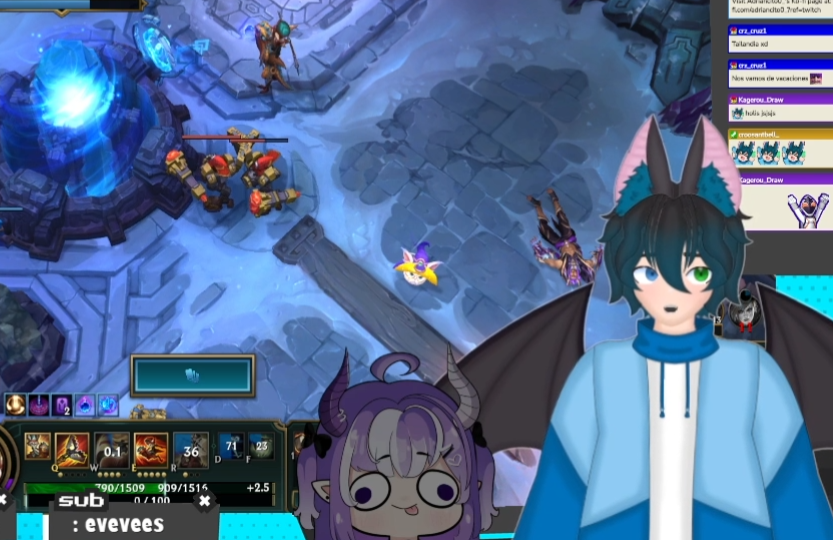 Mis ChikiMurcielagos muchisimas gracias a todos
por acompañarnos hasta el final del stream
<a href="/NichayTV/">Nichay</a> gracias por jugar con nosotros
espero que esta linda amistad siga por mucho
tiempo espero que se hayan divertido nos
vemos muy pronto <3

#VtuberES #Vstreamer