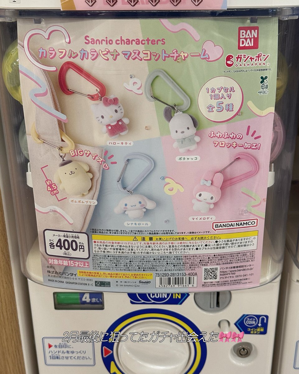 fuyumiin_'s tweet photo. サンリオのカラビナマスコットチャームGET🎀
フロッキーで大きくてかわいすぎるよ🥲🍒🍒 https://t.co/lEjSRRfiKn