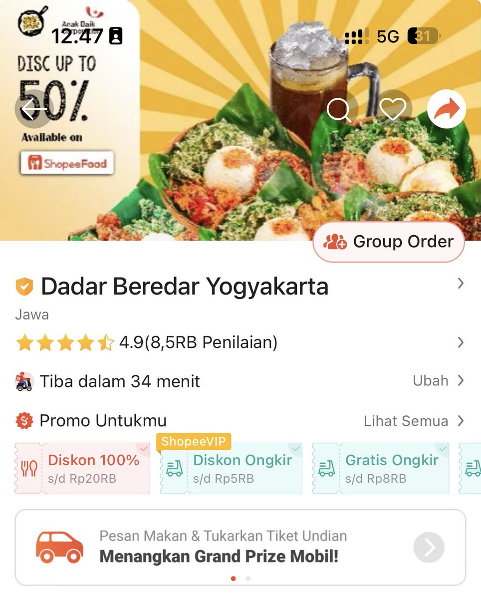 reqomendasi's tweet photo. 🍳Dadar Beredar Yogyakarta 🍳

cocok bgt buat perut lapar soalnya lauknya banyak BGT BGT. buat yang suka makan campur2 dan di mulut rasanya seru (??) soalnya campur2 gitu. Sambelnya jos 🤤 bikin nambah nasi ga berhenti. Cuma yah agak berminyak tapi enak🤤

https://t.co/lITIJVp2Z8 https://t.co/nH6TKZzxck