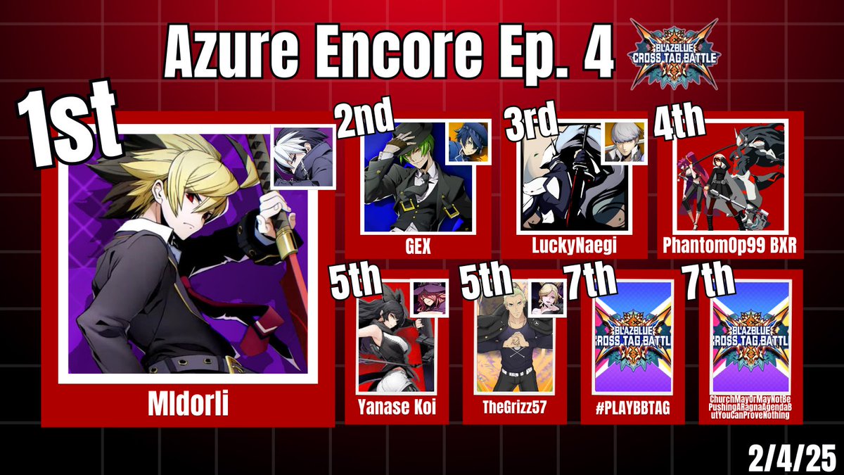 🌴Church🌴 Mrs. Blazblue tweet media