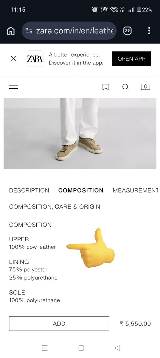 gohil_96's tweet photo. As a Hindu, it deeply saddens me to see @ZARA selling cow leather products. 🐄 This is sacred in our faith. I urge the brand to respect Hindu sentiments and avoid such materials, especially in India. 🙏 Let's build respect together! 🕉️ #Zara #HinduValues https://t.co/ntIMeFnJTt