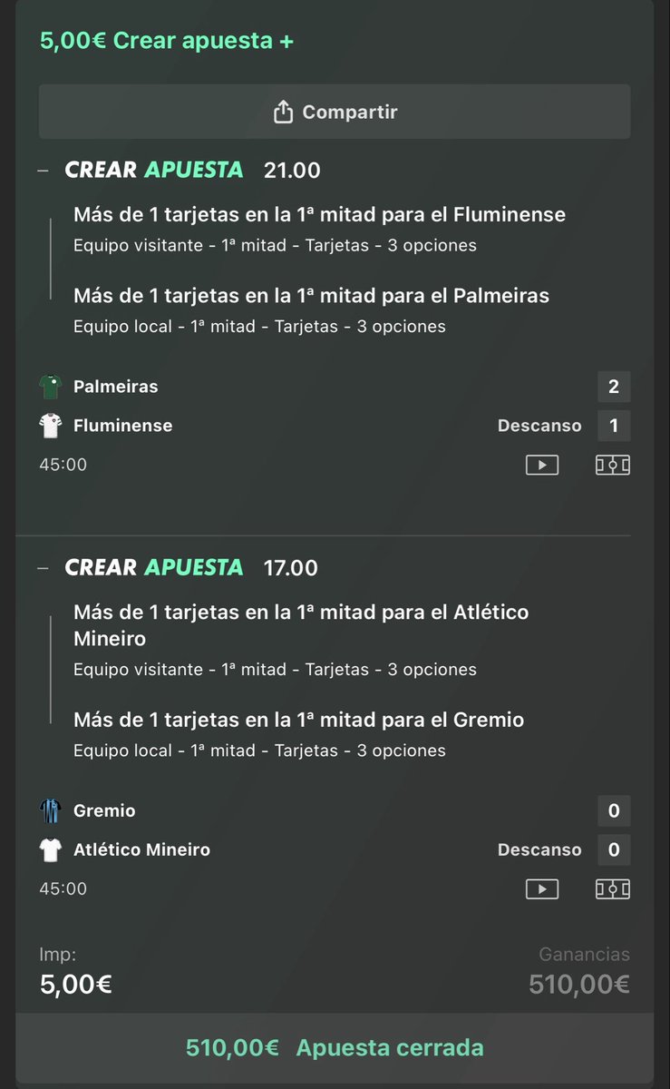 YKuushrr's tweet photo. @EmilioPapa99 No llegue a tiempo a poner el partido  de bragantino, pero puse este 🔥🔥🔥 Gracias a ti https://t.co/PAHmTPHRoI