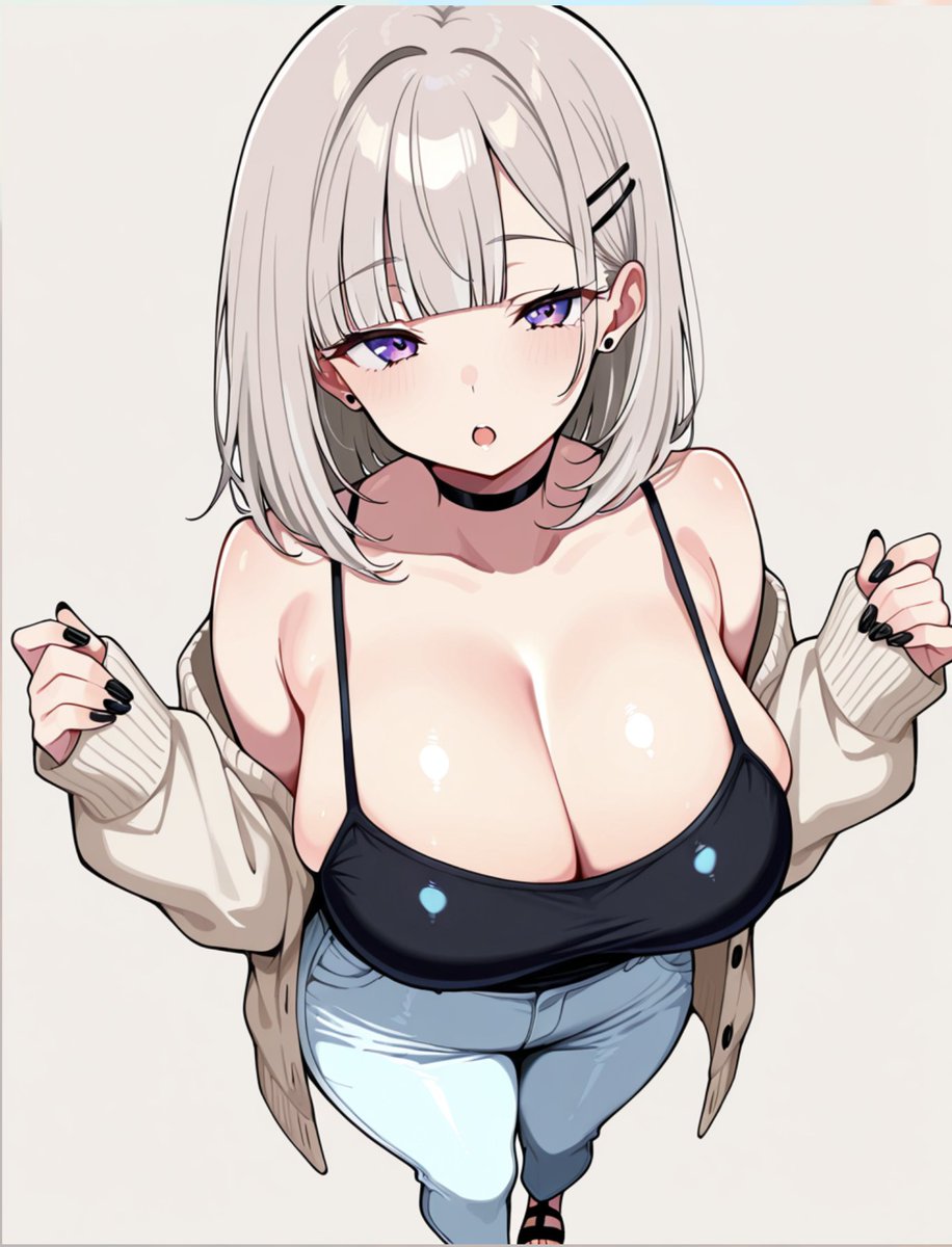 ラフな私服・・・えっちですね!! 