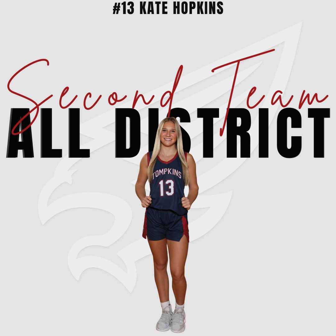 TompkinsGBB's tweet photo. 🏀Second Team All-District🏀
Thanks for representing Tompkins so well. You were our energy bug!!!❤️ #OYO #FP https://t.co/DTaI5QI44H