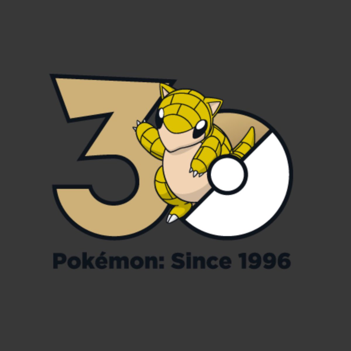 drag_meunder's tweet photo. qrt yourself &amp; your fav’s #Pokemon30 logo 💛 https://t.co/s5DKxnOkvj