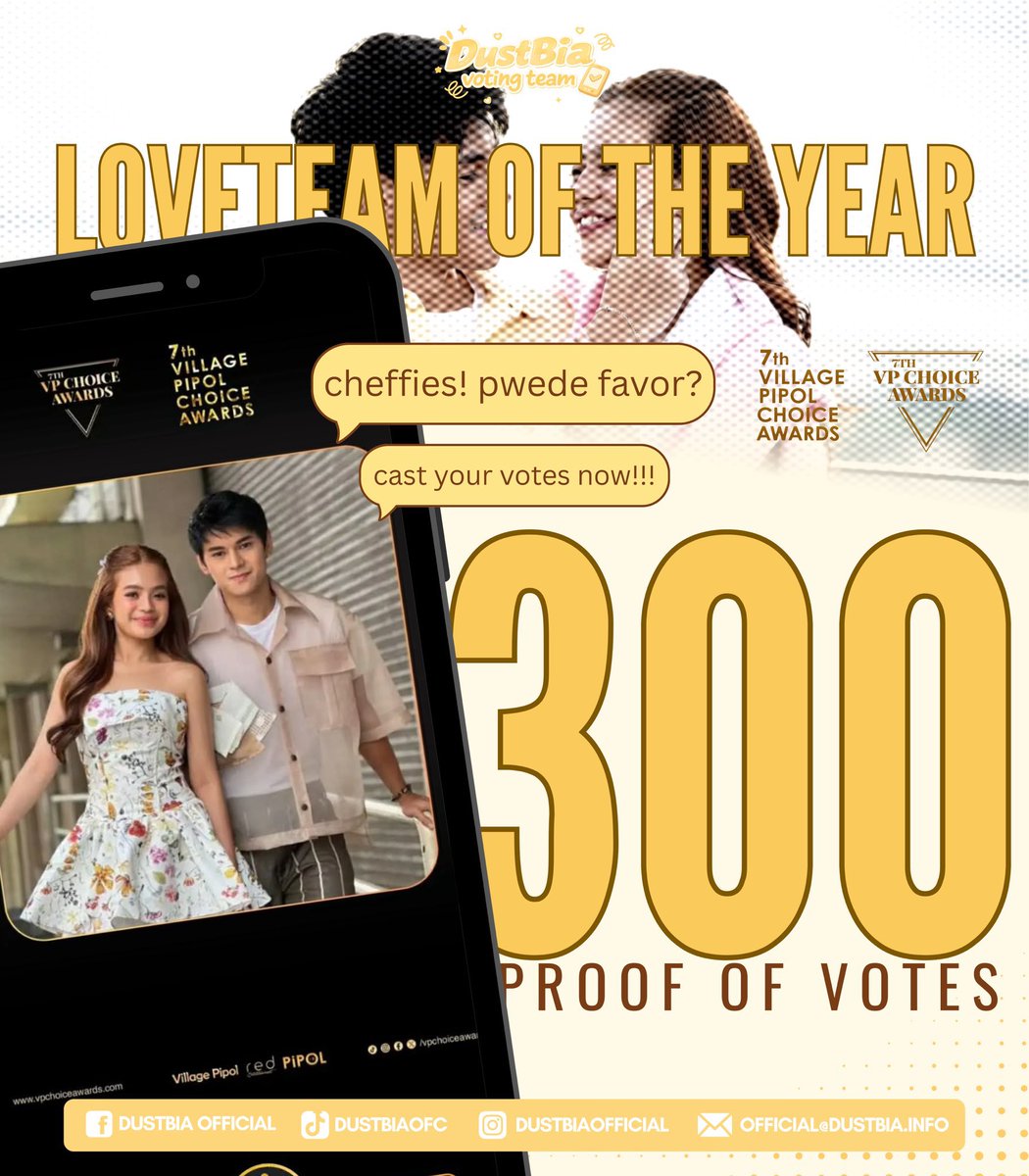 ⏰ 𝐃𝐀𝐈𝐋𝐘 𝐅𝐑𝐄𝐄 𝐕𝐎𝐓𝐄𝐒 𝐑𝐄𝐌𝐈𝐍𝐃𝐄𝐑 [𝐋𝐎𝐕𝐄𝐓𝐄𝐀𝐌 𝐎𝐅 𝐓𝐇𝐄 𝐘𝐄𝐀𝐑]

Cheffies, time to maximize those FREE votes! Don’t forget — votes refresh every 8 hours, so stay consistent and keep the momentum going. 💛

🎯 𝗧𝗮𝗿𝗴𝗲𝘁: 𝗗𝗿𝗼𝗽 𝟯𝟬𝟬 𝘃𝗼𝘁𝗲𝘀