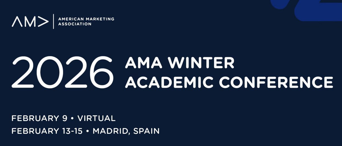 AnnaHo121's tweet photo. Great time presenting my research on #femvertising at AMA Winter conference in Culture, Consumption and Markets track ☺️

💡More insights from my recent publication in @JofBusResearch (https://t.co/eNMphoVxhi…)

#ConsumerBehaviour #WomenEmpowerment #Advertising #Retail https://t.co/TfkAV9UXzH