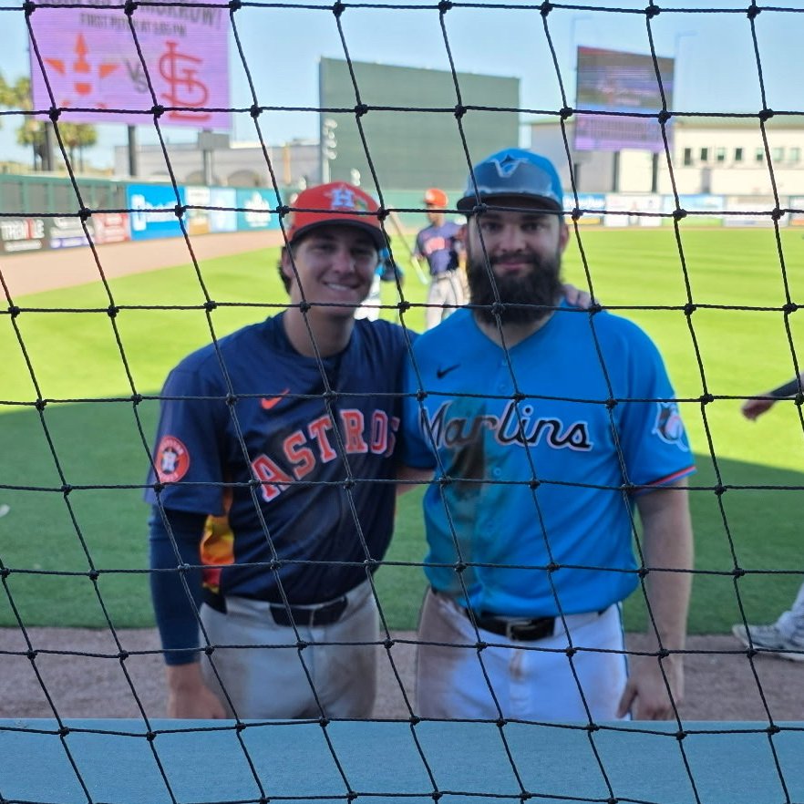Great to see a pic of these two <a href="/SouthernMissBSB/">Southern Miss Baseball</a> guys on the field together again today. <a href="/MonistereNick/">Nick Monistere</a> <a href="/etzel34/">Matthew Etzel</a>