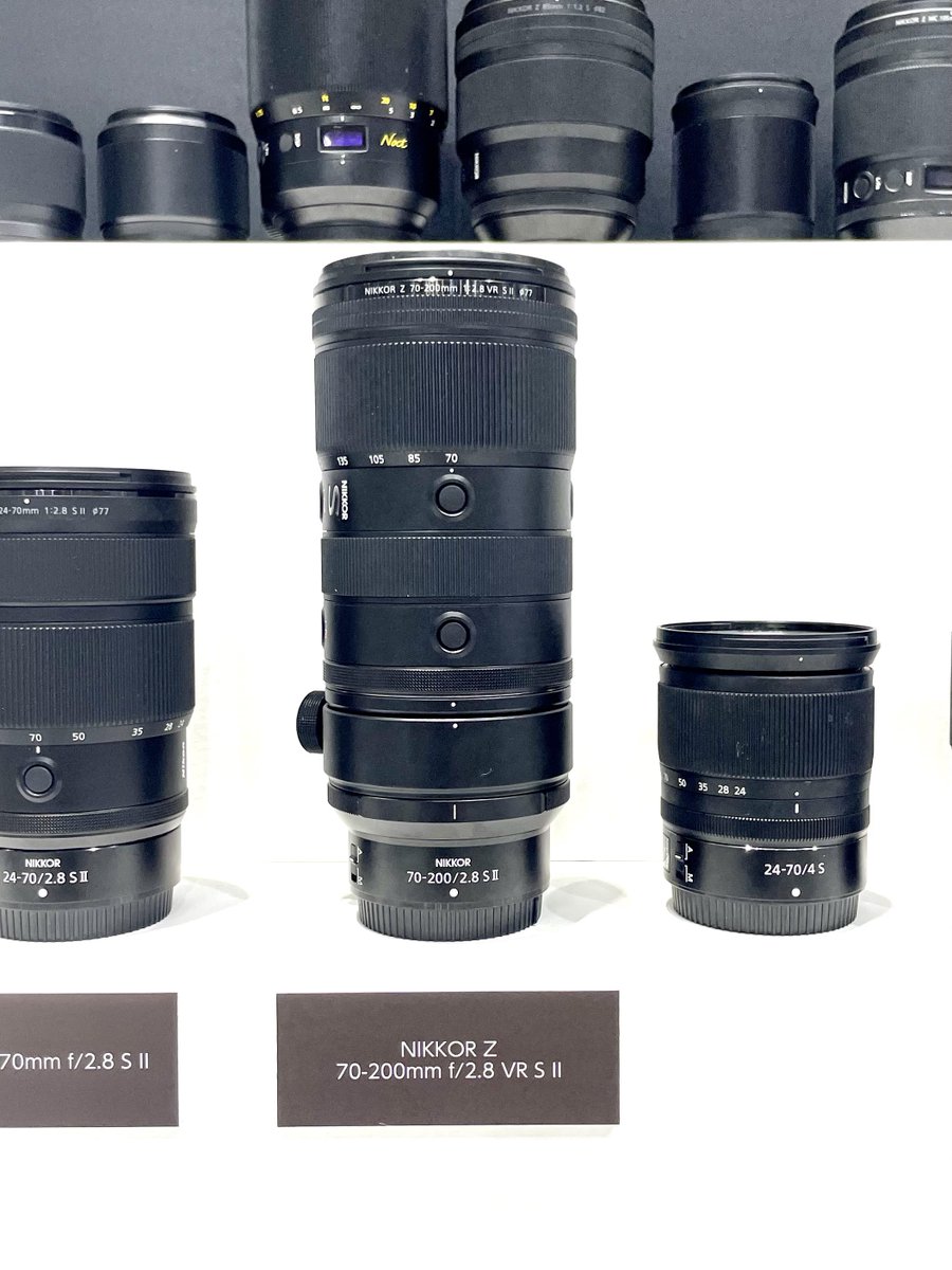 NIKKOR Z 70-200mm f/2.8 VR S II 触ってきました！！ めっちゃ軽い