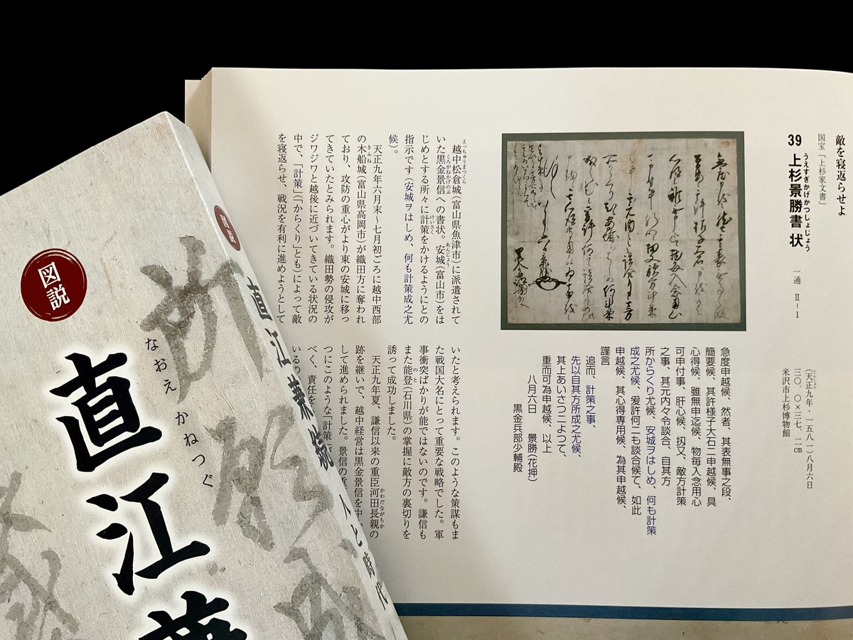 おすすめ商品🍀】 当館最重量‼️391ページ‼️の大ボリュームで #直江兼