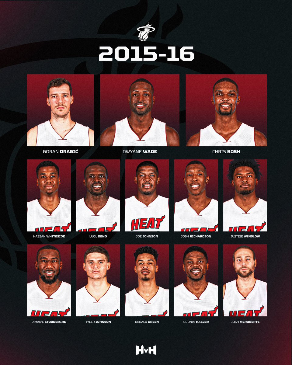 Loved the 2016 Heat team. 

If they were fully healthy…..