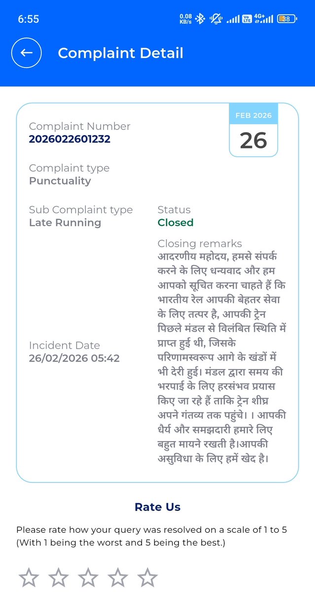 Train delayed by more than 8+ hours.
Who takes responsibility for such mismanagement? What about people traveling in emergency situation?
When calling 139 for assistance, no proper solution is provided, and they cut the call without clear answer. 
<a href="/RailMinIndia/">Ministry of Railways</a> <a href="/IRCTCofficial/">IRCTC</a>