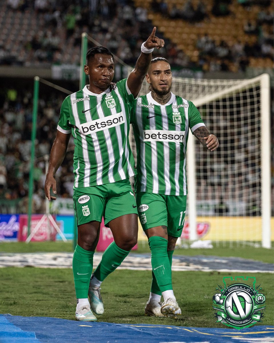 ⚽️38 𝗴𝗼𝗹𝗲𝘀 de 𝗔𝗹𝗳𝗿𝗲𝗱𝗼 𝗠𝗼𝗿𝗲𝗹𝗼𝘀 con la sagrada camiseta de
<a href="/nacionaloficial/">Atlético Nacional</a>
𝗗𝗮𝘁𝗼: Sexto doblete del 'Búfalo', sus víctimas: Santa Fe (x2), Envigado, Jaguares, Fortaleza y Alianza.   

📸<a href="/Caritoartcp/">Carolina Raquel Puello Ayala</a>
