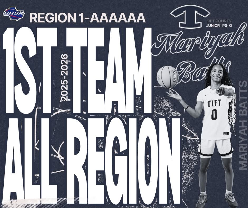 Mariyahbatts1's tweet image. First Team All-Region
Junior | PG/SG
Consistent work. Leadership. Shot maker.
Proud of the growth and nowhere near finished.
#FirstTeamAllRegion #ClassOf2027  #StudentAthlete