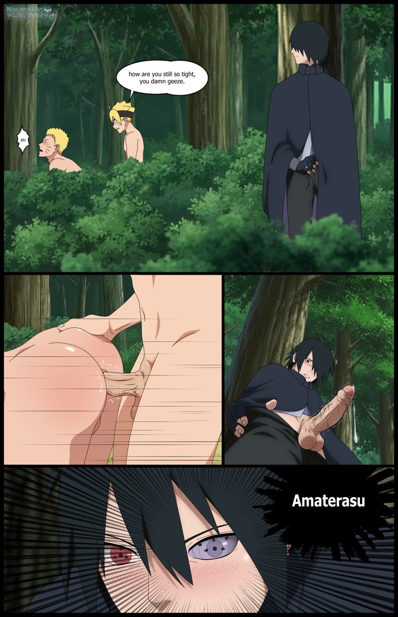 Nyo_Art's tweet photo. Comic of "Boruto:Naruto Next Generation"

Boruto x Naruto
💛x💛
Boruto x Sasuke
💛x💙

Quality training 🍆💦🍑🍑

Commission for @manelem_art  💕 https://t.co/RqD7HuH2FJ
