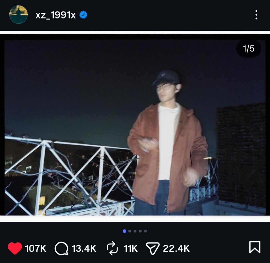 xfxIndia's tweet photo. Xiao Zhan Instagram Updtae!!
25.02.2026
Good night 🌝 
#XiaoZhan #XiaoZhan1005NewsPort https://t.co/aP6V70Zfw3