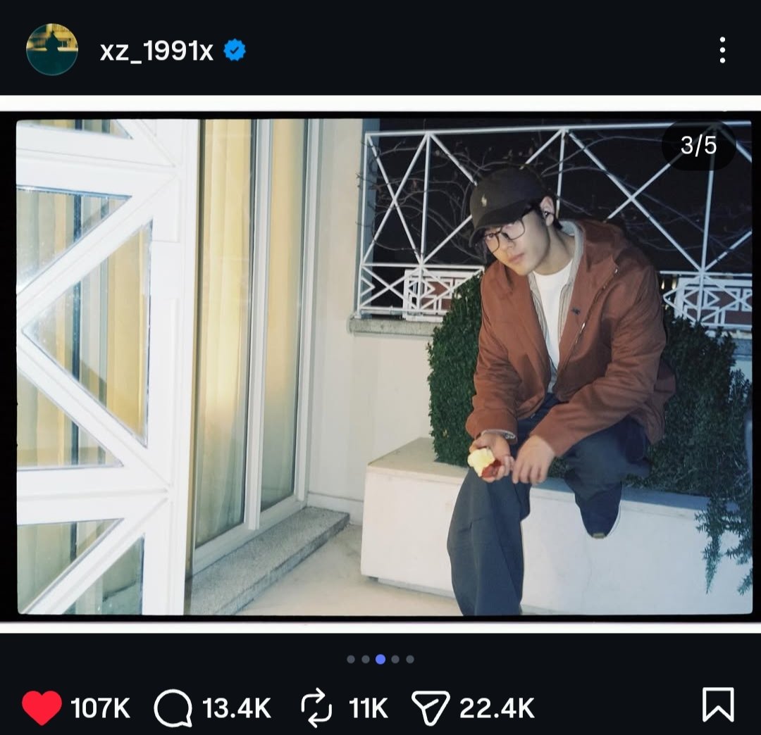 xfxIndia's tweet photo. Xiao Zhan Instagram Updtae!!
25.02.2026
Good night 🌝 
#XiaoZhan #XiaoZhan1005NewsPort https://t.co/aP6V70Zfw3
