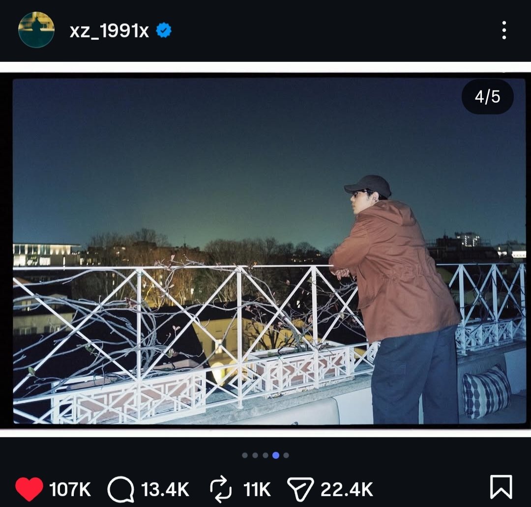 xfxIndia's tweet photo. Xiao Zhan Instagram Updtae!!
25.02.2026
Good night 🌝 
#XiaoZhan #XiaoZhan1005NewsPort https://t.co/aP6V70Zfw3