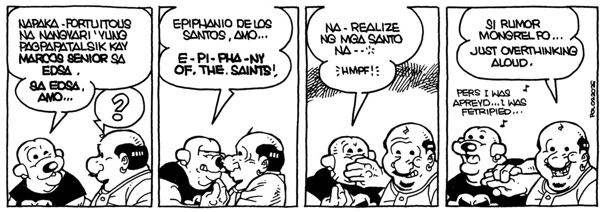 PolMedinaJr's tweet photo. Wala akong maisulat tungkol sa unang EDSA. Ang alam ko e instrumental pa rin ito sa pagbabago. Corrupt pa rin ang mga politiko pero wala nang sumunod na nag-impose ng GANAP na diktaturya.
#PMJR #polmedinajr #PugadBaboy #EDSA #EDSAPeoplePower #edsawareness #EDSARevolution https://t.co/lxOhCRFSnX
