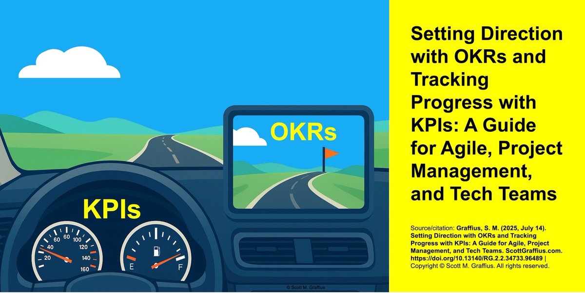 Exceptional_LLC's tweet image. High-performing orgs often drive success by leveraging key performance indicators (#KPIs) and objectives and key results (#OKRs).

See "Setting Direction with OKRs and Tracking Progress with KPIs: A Guide for Agile, Project Management, and Tech Teams" at doi.org/10.13140/RG.2.…