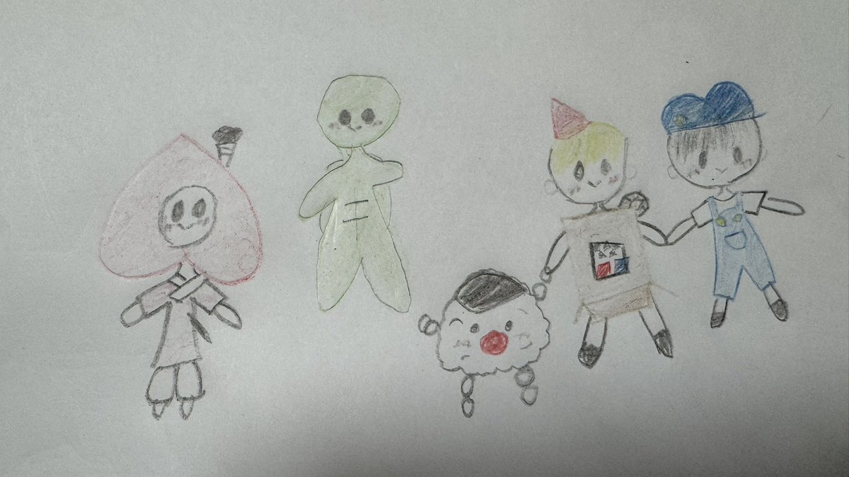 KingSatton's tweet photo. 娘が「あはれ名作くん」が好きすぎて毎日見てて
キャラクターの絵を描いてた
早く新しいの始まらないかな

今から楽しみだ

#名作くん https://t.co/zYsHBzEVp4