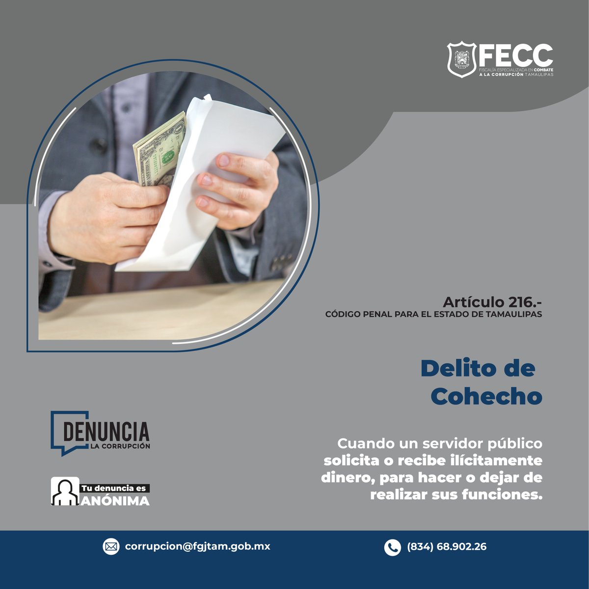 Fiscalía Especializada en Combate a la Corrupción. tweet media