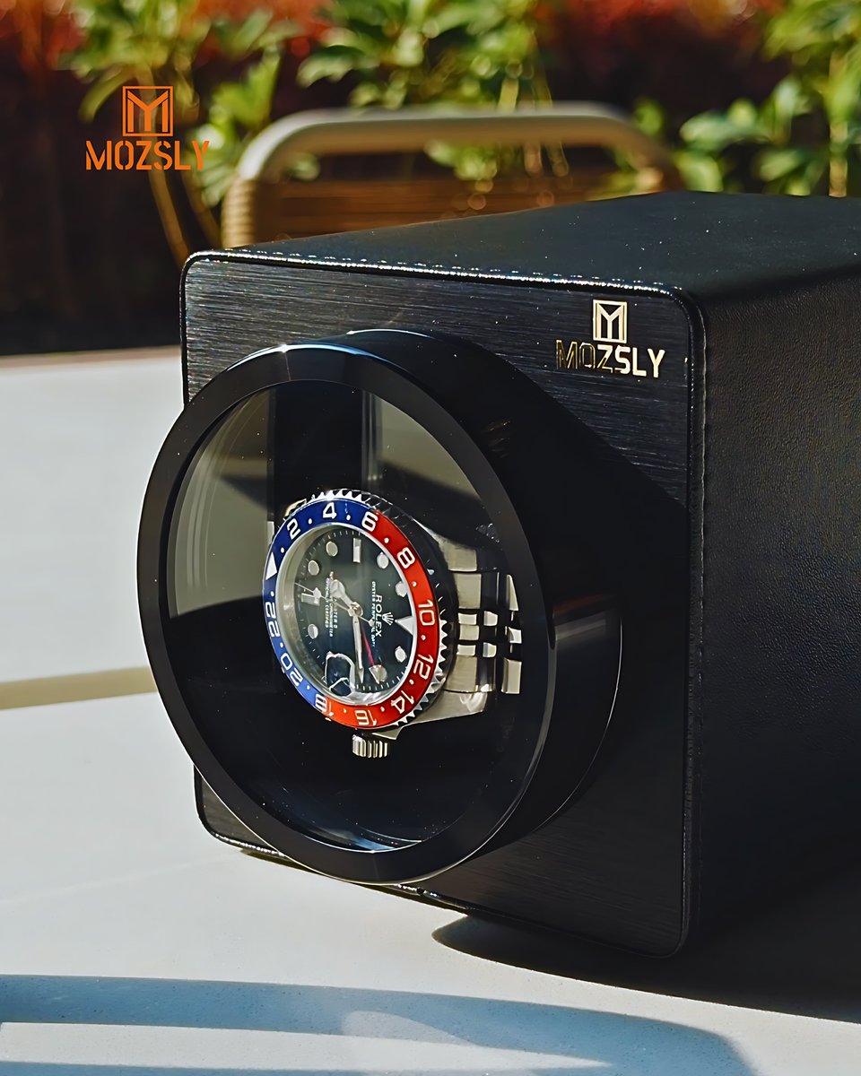 mozsly51388's tweet image. Keep It Running.
Even when it’s off your wrist,
your watch shouldn’t stop.
Ready whenever you are.

More at 🔗 Link in bio

#mozsly #mozslywatchwinder #watchwinder #luxurylıfestyle #desksetup #timelessstyle #designdetails #watchcollector #automaticwatch #luxurywatches