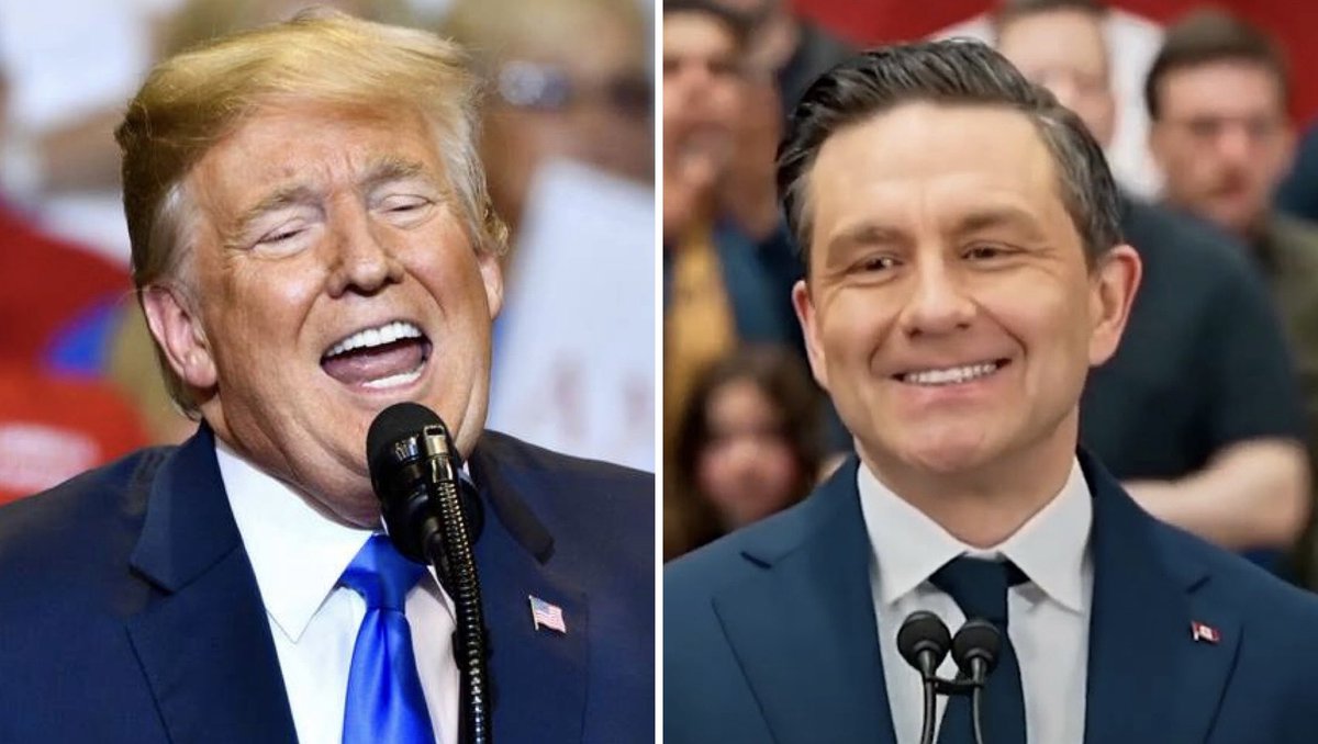 cultmtl's tweet image. The vast majority of Canadians oppose making concessions to Donald Trump — except Conservatives:

🔴 LPC: 84%
🟠 NDP: 90%
⚜️ BQ: 84%
🔵 CPC: 36%