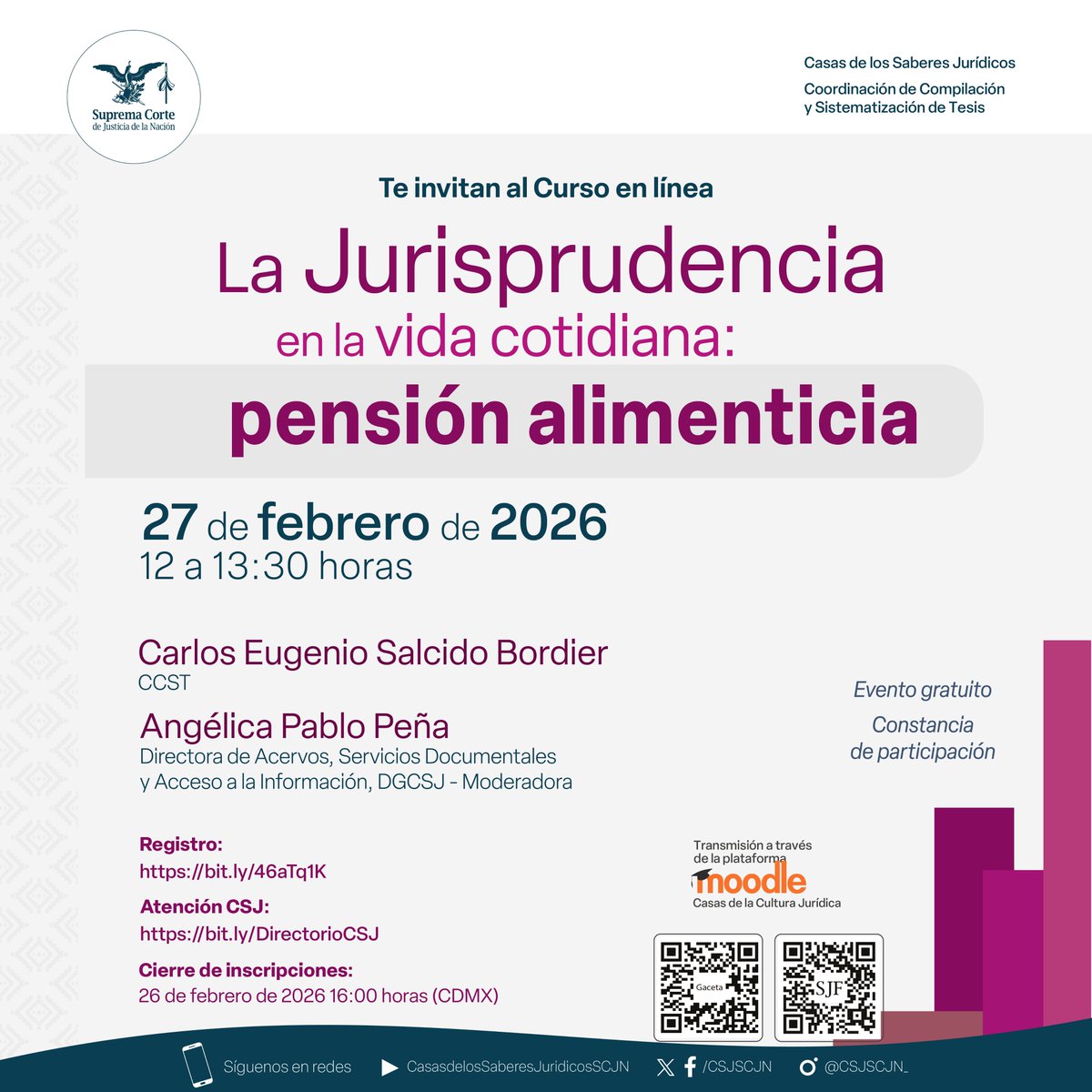 Casas de los Saberes Jurídicos, SCJN tweet media