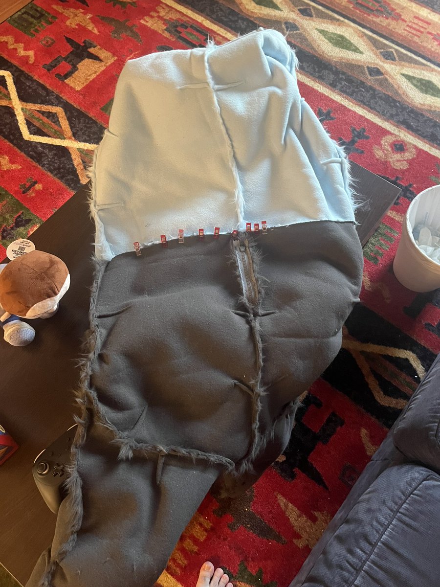 Getting really close with my fursuit body! :3c