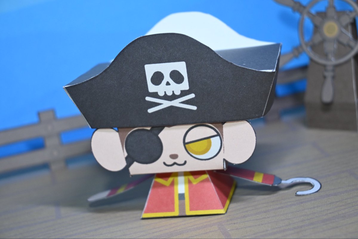 Monkey Captain

バナナを求めて大航海に乗り出した小さな冒険家。海にバナナが生えていないことに気がついたのは、世界を制した後だった。

#ペーパークラフト