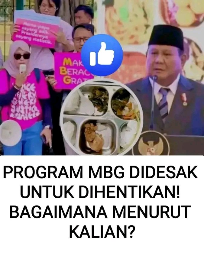 Mbg katanya Daging Sapi Dan Ikan lele per ekor
Faktanya dilapangan Cumn Tempe Busuk dan anggur busuk !!!.