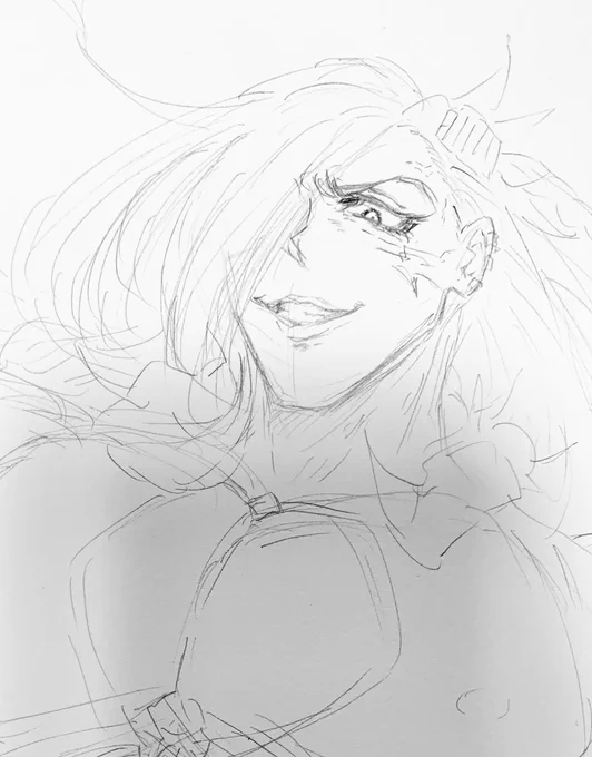 バブさんの下絵をかきかきしてました✏️
まつ毛こんなバシバシに描くの初めてでめっちゃ新鮮です 