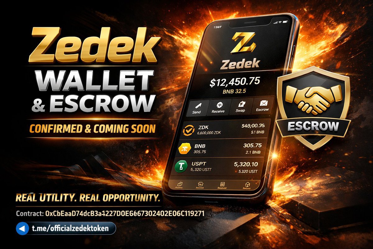 Congratulations to <a href="/zedektoken/">ZEDEK TOKEN</a>  for this great achievement I can top my bags. 
Ape into $ZDK