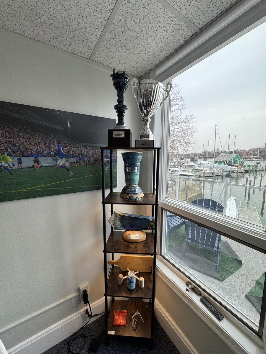 One of the best office views in lower division soccer! 

📍Annapolis Blues