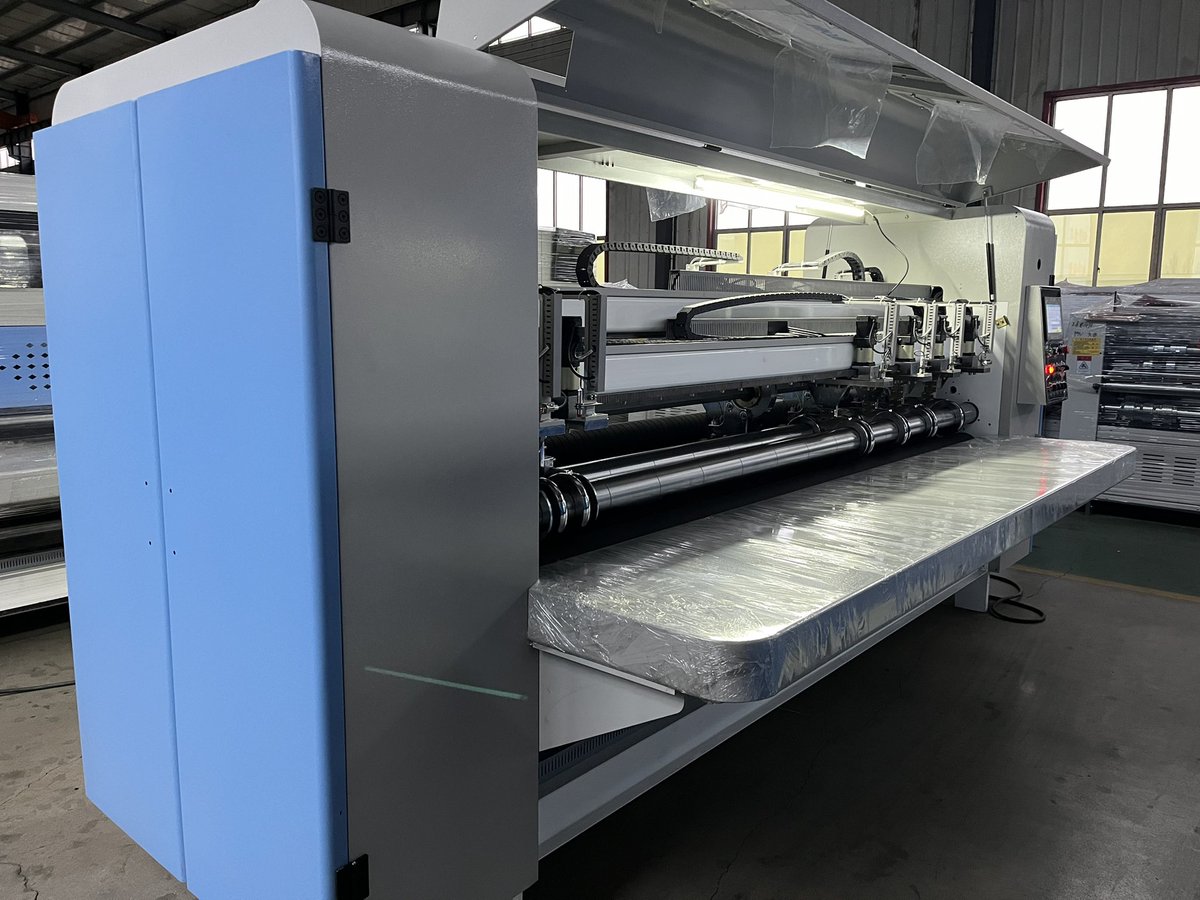 ChuseMachine's tweet photo. Our company‘s main products are: various models of flexo printing slotting die cutting machine, folding gluing machine, stitching machine, flute laminator, single facer machine, 3/5/7 ply corrugated cardboard production line WhatsApp: 86 18894979197
/86 18733786638 https://t.co/osK2Zot8e3