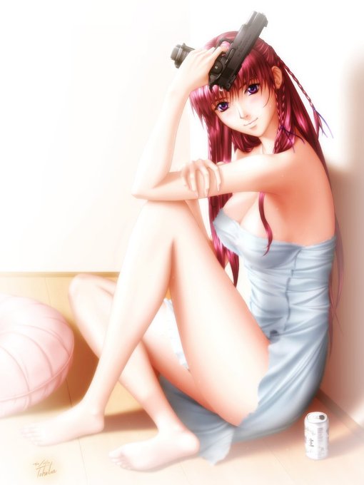 今日は特に何もないので今までに一度しかアップした事が無い珍しいCGでも。
HPによると22年前の依頼CGだそうで、東京マルイのHI-CAPA 5.1 GOVERNMENT MODELを描いてるようです。🧐
普段あまり描かない濃いけど淡いハイライトの珍しい塗りになってますね。
脱衣ではないと思う…😶多分 