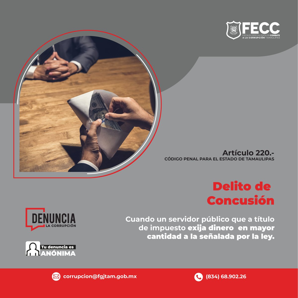 Fiscalía Especializada en Combate a la Corrupción. tweet media