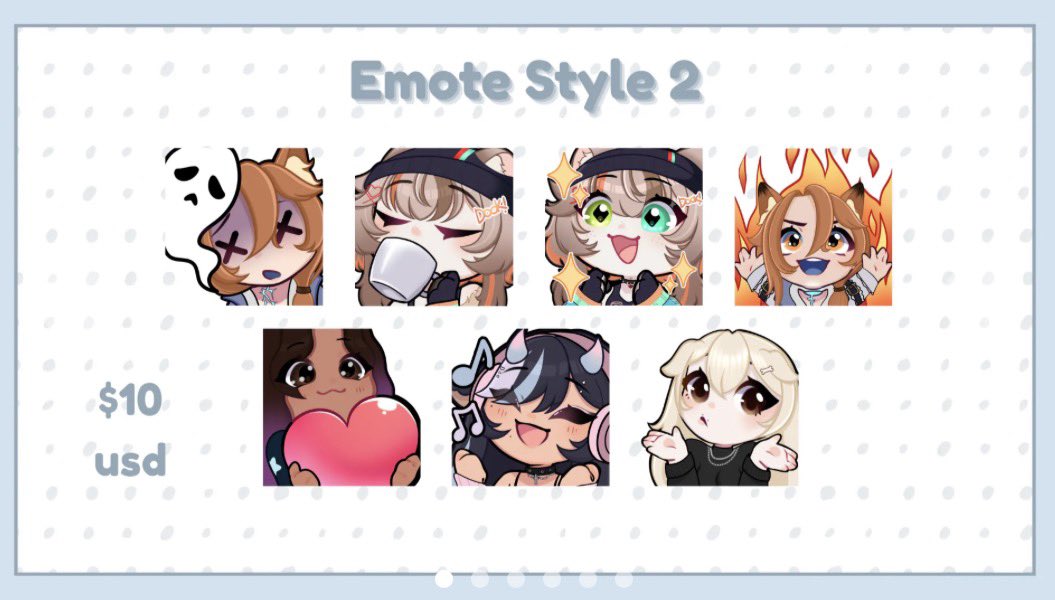 pixiiepaws's tweet photo. hai guys im a bit low on money for the medicine i use for my migraines, 

i do art commissions as a side hustle and they are open now! (emotes, logos, stickers, etc)

dm for any inquiries!! 🌈🩷 https://t.co/u9RalyFpMU
