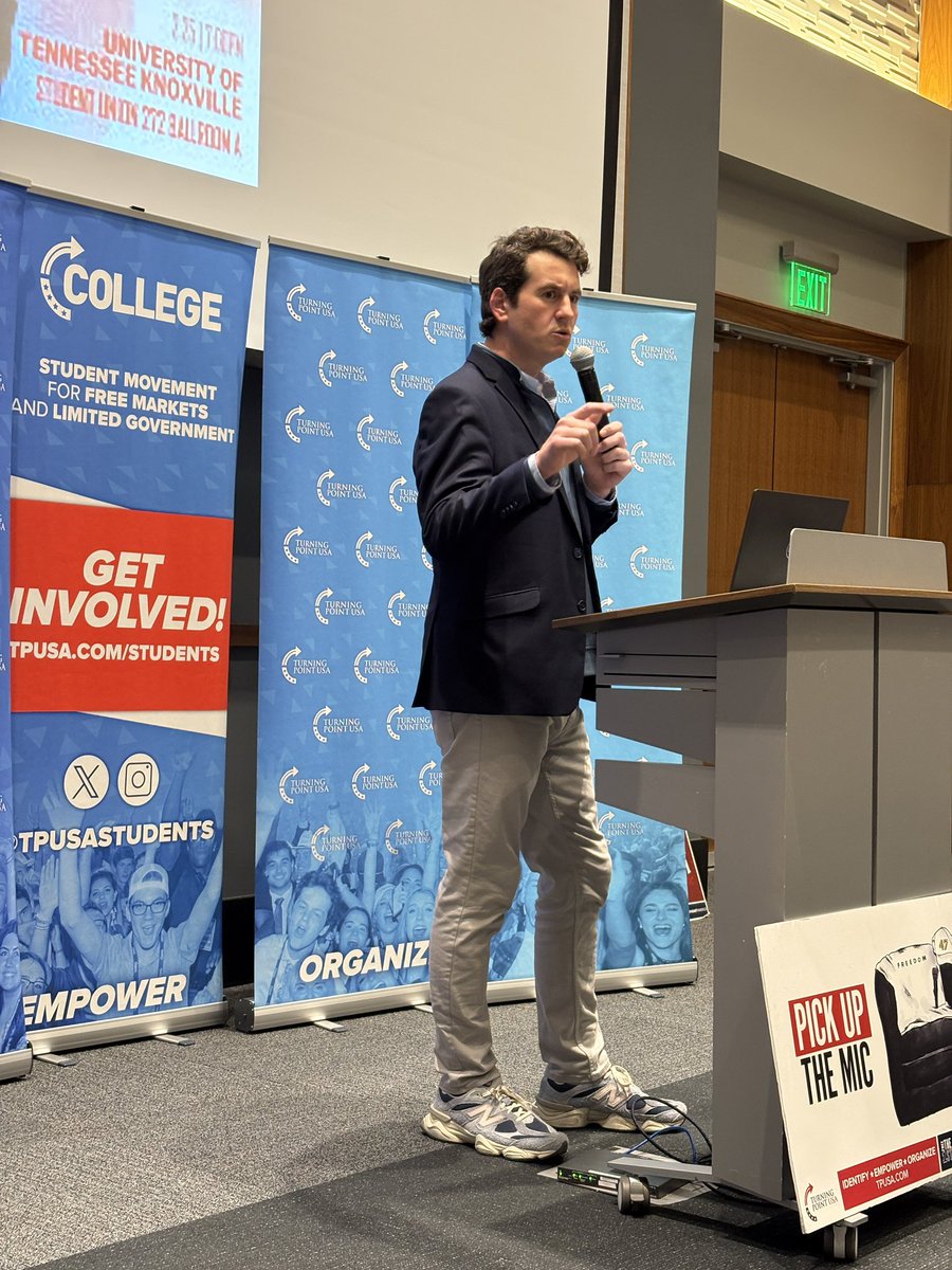 doughman_ryan's tweet photo. Great listening to @alexstein99 at UTK for @TPUSA. https://t.co/SbFlbIKlrm