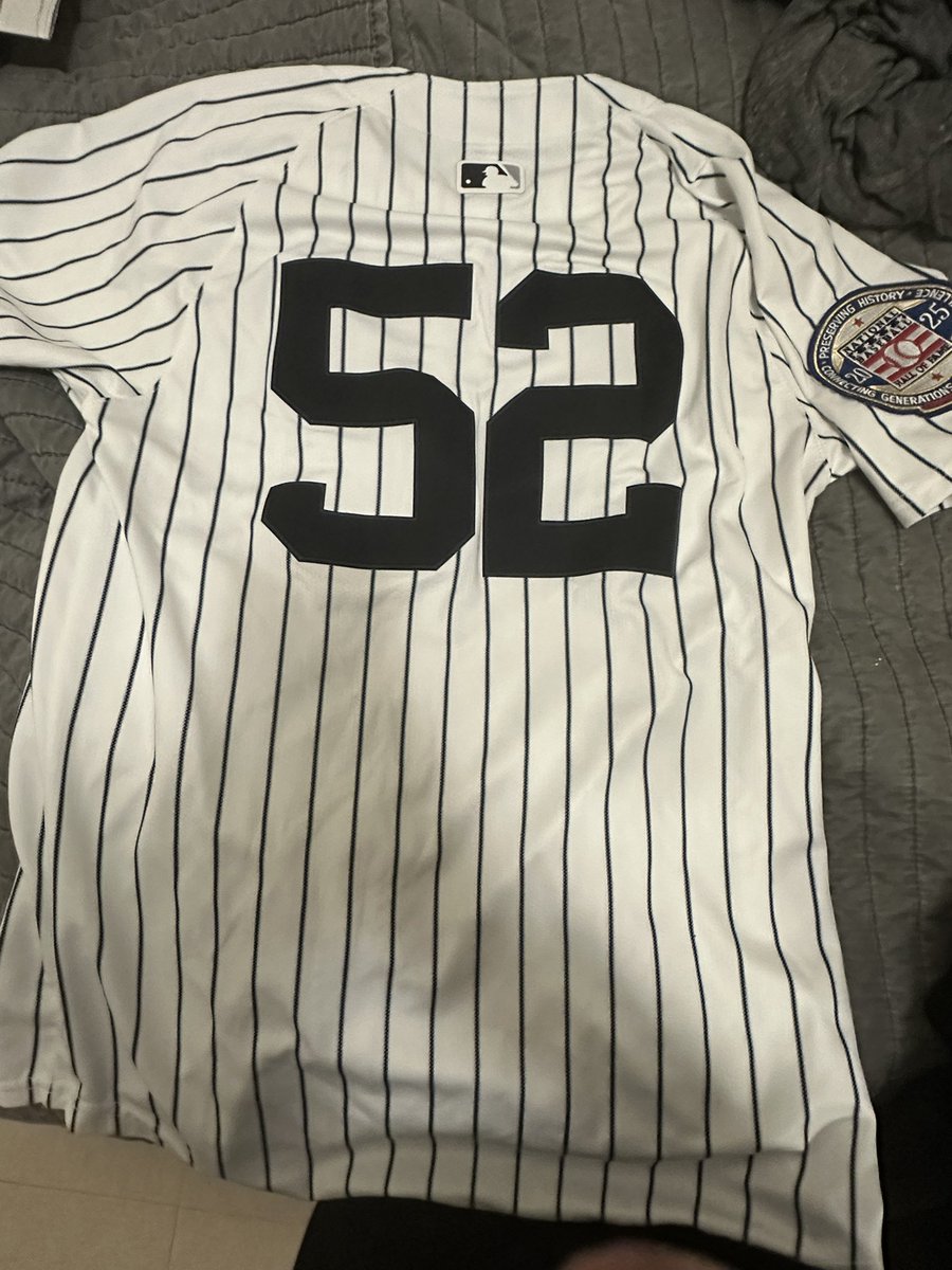 AndrewCaruso77's tweet photo. With the news tonight, I figured this was appropriate to wear tomorrow. That means I'll possibly be wearing a jersey back to back days if my Judge WBC jersey comes tomorrow at some point โพ๐๐ป5๏ธโฃ2๏ธโฃ @CC_Sabathia @Yankees #MonumentPark #LegaCCy https://t.co/Qky8WvNd8T