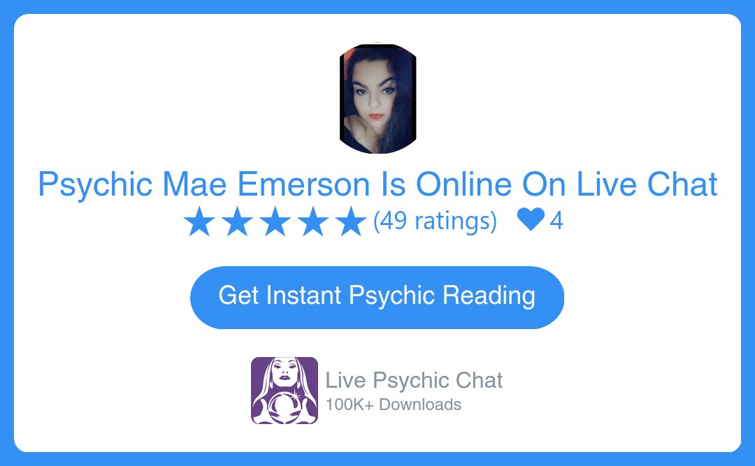 livepsychicapp's tweet photo. Psychic Mae Emerson is Online on Live Chat. Get instant Psychic Reading NOW!!!  Download #livepsychicchat app https://t.co/gbjvLorZtl and get instant #psychicreading #tarotreading from #trustedpsychics. https://t.co/wQ39zRAXqH