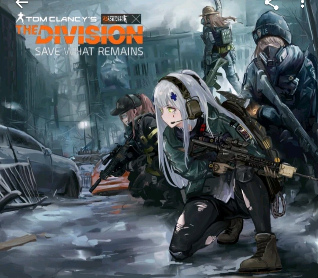 HK416 and AR15.

Artist : SAWKM

#GirlsFrontline #TheDivision
 pixiv.net/artworks/86143…