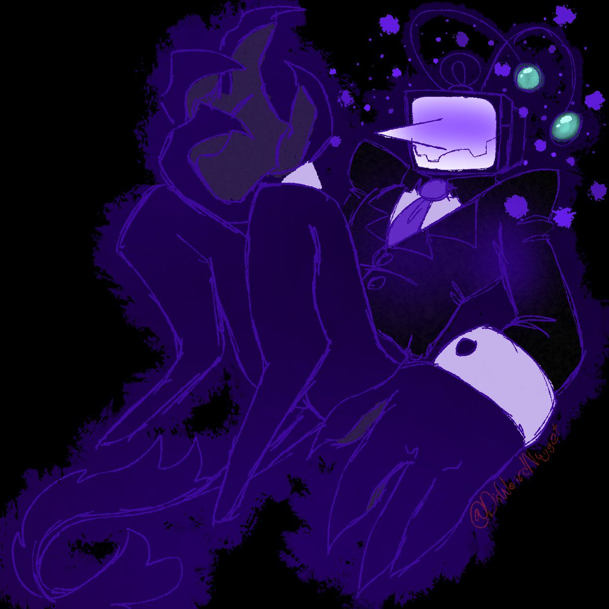 scrib_decoil's tweet photo. Minecraft Deltarune au? 
I will have more ppl's designs soon, like Kris, and Ramb! Rn its just Tenn and Spam.. cuz of course. 

#deltarune #Tenna #Spamton #DeltacraftAU https://t.co/sFudzzJvAF