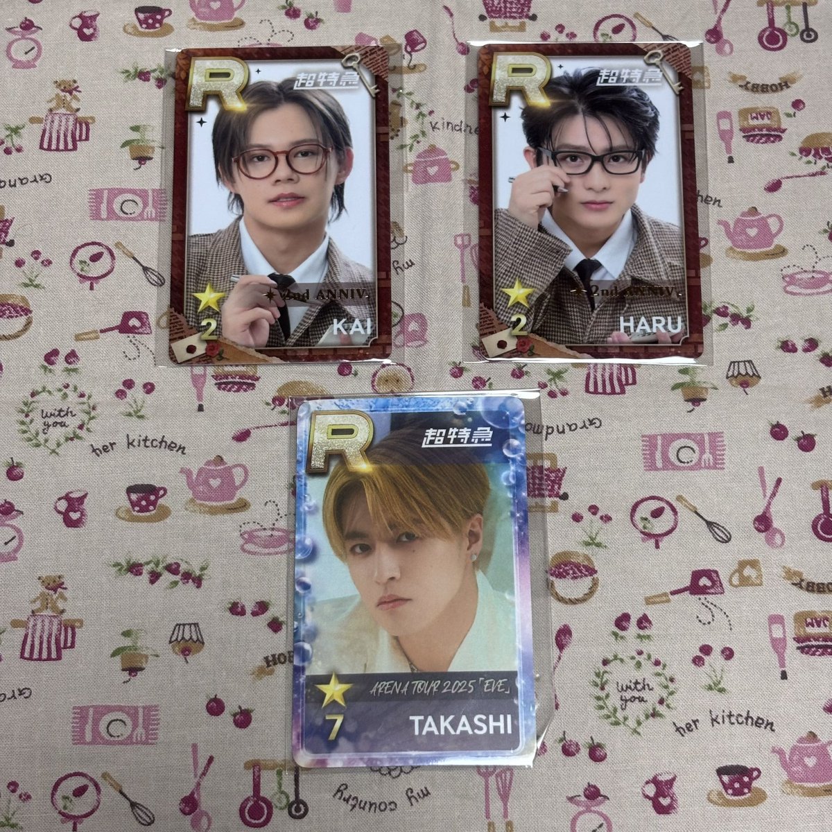 超特急 交換 シュスエビ リアルカード Real？ 2周年 [譲] 2周年 カイ