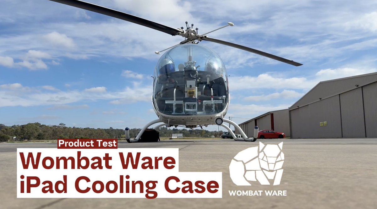 wombat_ware's tweet photo. We recently got a product review from a Heli pilot. Read more about it on our blog: https://t.co/ahGtRZ7OQR
#productreview #ipadcoolingcase https://t.co/BXLsUVv9J7
