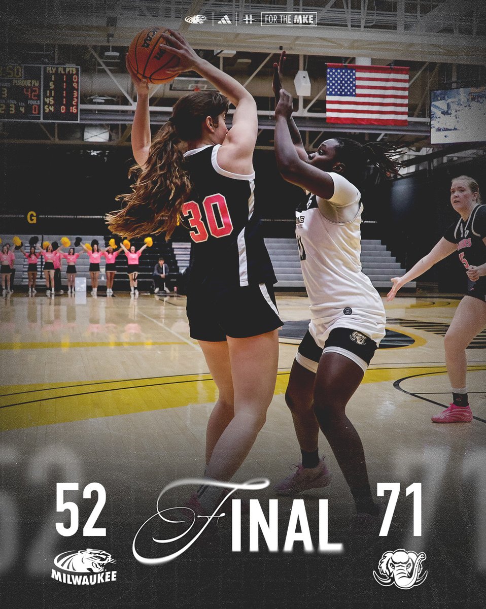 MKE_WBB's tweet photo. Final.

#ForTheMKE | #MKEBasketball https://t.co/pM3yHm1gqW