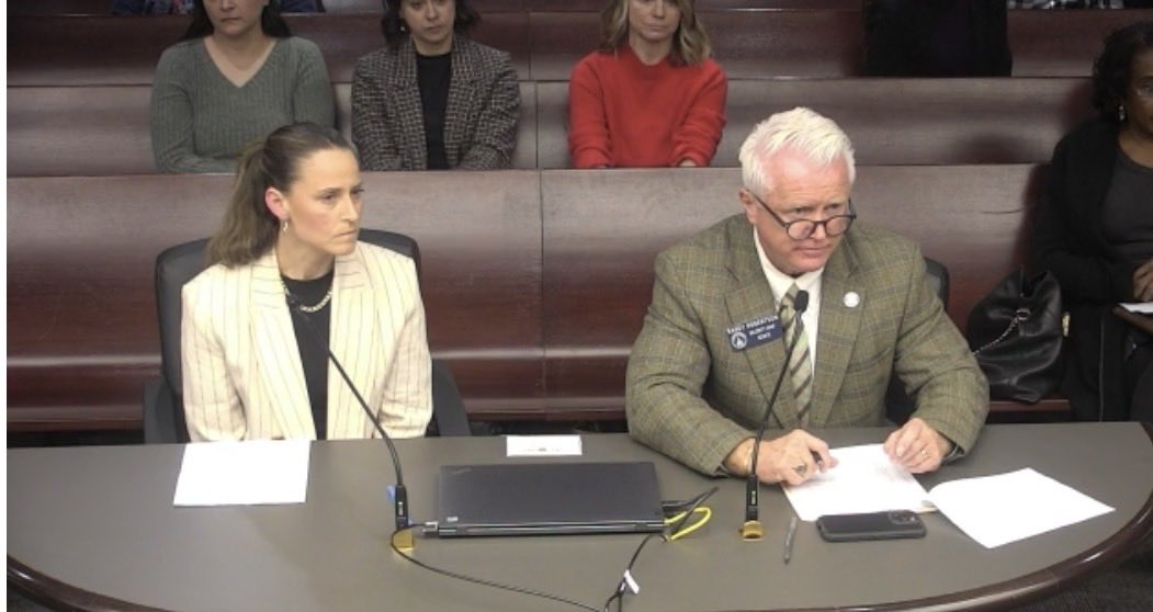 mikegriffinsr's tweet photo. Honored to be able to testify today for @GABaptist in support of SB 542 with Sen. Randy Robertson &amp; Hayle Swinson along with her friends. This bill adds to the Georgia statute for "improper sexual contact by employee or agent," to also include clergy members within its scope. https://t.co/KLXTTefmgT
