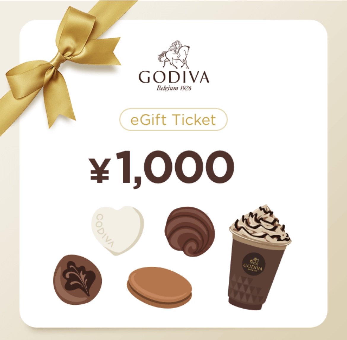 jybkgma's tweet photo. dポイントクラブアンケート様 @dpoint_club_que のキャンペーンにて、GODIVA e Gift1000円分当選しました！
素敵なキャンペーンありがとうございます🤗
#当選報告 #懸賞 https://t.co/Q9NubYqNtB