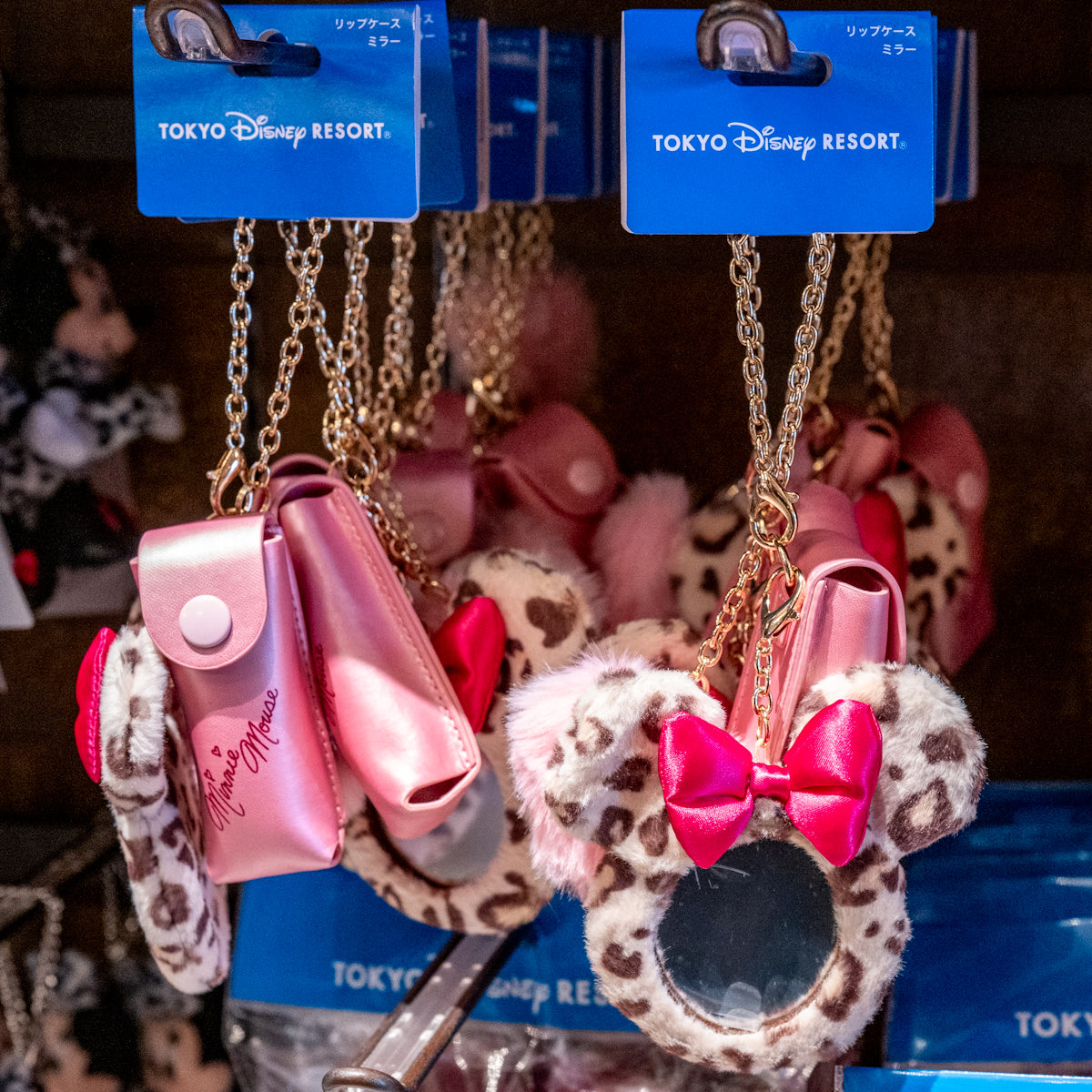 東京ディズニーリゾート レオパード柄ミニーのぬいぐるみチャーム